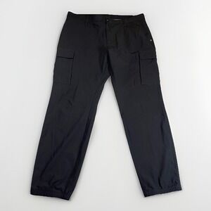 Vuori Meta Cargo Pant Mens 36x30 Black Athletic Fit Performance Stretch‎ *FLAW*